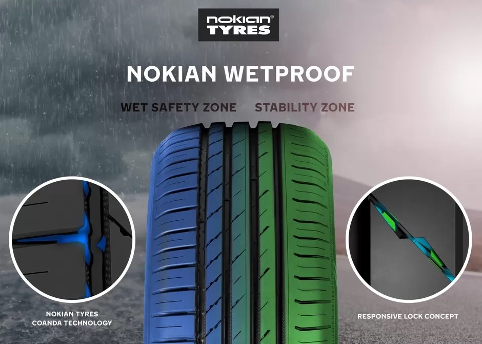 Dual Zone Safety anvelope Nokian Wetproof